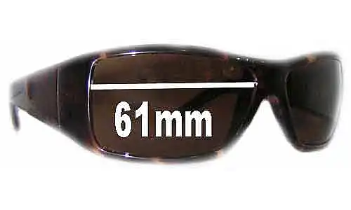 Sunglass Fix Verres de Remplacement pour Calvin Klein CK3052S - 61mm Wide Sunglass Fix Verres de Remplacement pour Calvin Klein CK3052S - 61mm Wide