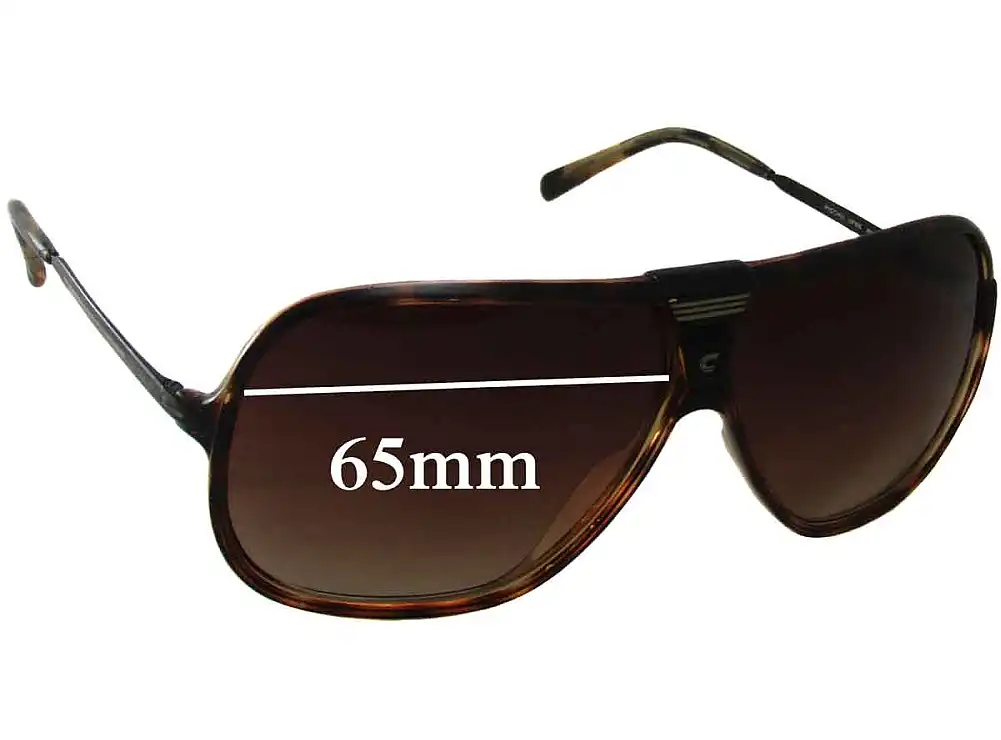 Sunglass Fix Verres de Remplacement pour Carrera Picchu - 65mm Wide Sunglass Fix Verres de Remplacement pour Carrera Picchu - 65mm Wide