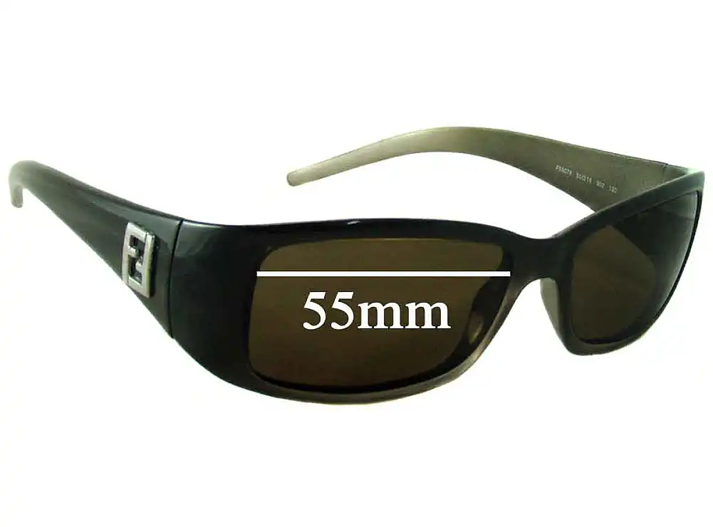 Sunglass Fix Verres de Remplacement pour Fendi FS 5078 - 55mm Wide Sunglass Fix Verres de Remplacement pour Fendi FS 5078 - 55mm Wide