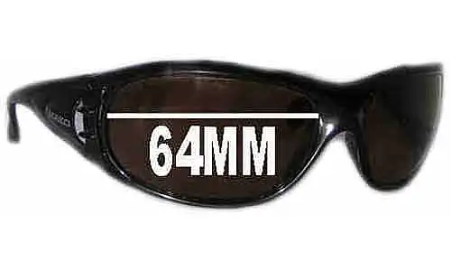 Sunglass Fix Verres de Remplacement pour Mako Safari 9413 - 64mm Wide Sunglass Fix Verres de Remplacement pour Mako Safari 9413 - 64mm Wide