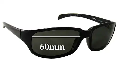 Sunglass Fix Verres de Remplacement pour Mako Amazon 9490 - 60mm Wide Sunglass Fix Verres de Remplacement pour Mako Amazon 9490 - 60mm Wide