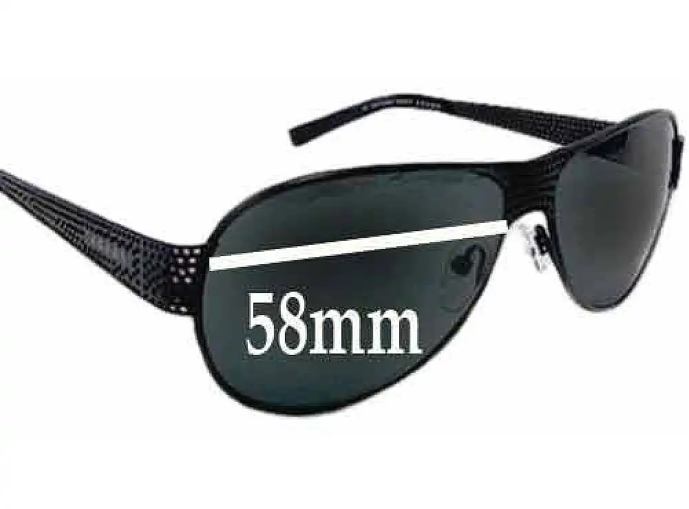Sunglass Fix Verres de Remplacement pour Prada SPR53I - 58mm Wide Sunglass Fix Verres de Remplacement pour Prada SPR53I - 58mm Wide