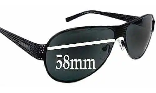 Sunglass Fix Verres de Remplacement pour Prada SPR53I - 58mm Wide Sunglass Fix Verres de Remplacement pour Prada SPR53I - 58mm Wide