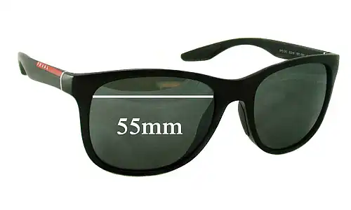 Sunglass Fix Verres de Remplacement pour Prada SPS03O & PS03OS - 55mm Wide Sunglass Fix Verres de Remplacement pour Prada SPS03O & PS03OS - 55mm Wide