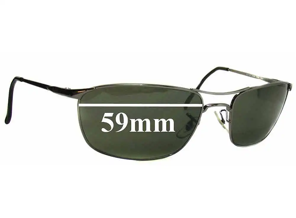 Sunglass Fix Lentilles de Remplacement pour Ray-Ban RB3132 - 59mm Wide Sunglass Fix Lentilles de Remplacement pour Ray-Ban RB3132 - 59mm Wide