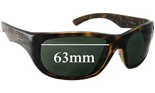 Sunglass Fix Lentilles de Remplacement pour Ray-Ban RB4177 - 63mm Wide Ray-Ban RB4177 Lentilles de Remplacement 63mm wide