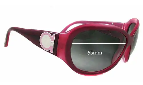 Sunglass Fix Verres de Remplacement pour Salvatore Ferragamo 2095 - 65mm Wide Sunglass Fix Verres de Remplacement pour Salvatore Ferragamo 2095 - 65mm Wide
