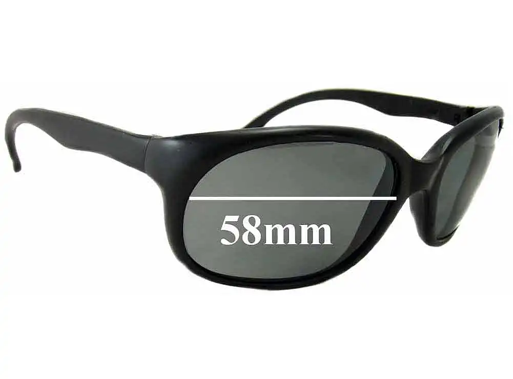 Sunglass Fix Verres de Remplacement pour Vuarnet Unknown Model - 42mm high - 58mm Wide Sunglass Fix Verres de Remplacement pour Vuarnet Unknown Model - 42mm high - 58mm Wide