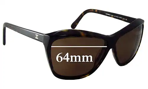 Sunglass Fix Verres de Remplacement pour Chanel 5153 - 64mm Wide Sunglass Fix Verres de Remplacement pour Chanel 5153 - 64mm Wide