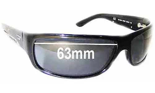 Sunglass Fix Lentilles de Remplacement pour Diesel DS0006 - 63mm Wide Diesel DS0006 Lentilles de Remplacement 63mm wide
