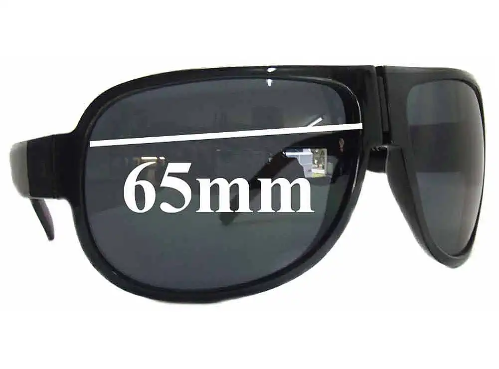 Sunglass Fix Verres de Remplacement pour Christian Dior Homme Black Tie 52S - 65mm Wide Sunglass Fix Verres de Remplacement pour Christian Dior Homme Black Tie 52S - 65mm Wide