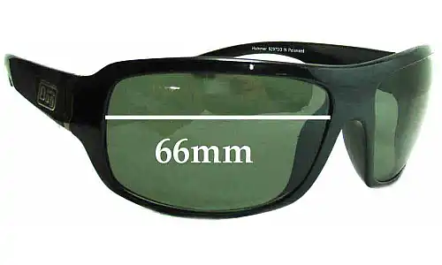 Sunglass Fix Verres de Remplacement pour Dirty Dog Hammer - 66mm Wide Sunglass Fix Verres de Remplacement pour Dirty Dog Hammer - 66mm Wide