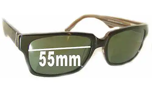 Sunglass Fix Verres de Remplacement pour Joseph Marc 4035 - 55mm Wide Sunglass Fix Verres de Remplacement pour Joseph Marc 4035 - 55mm Wide