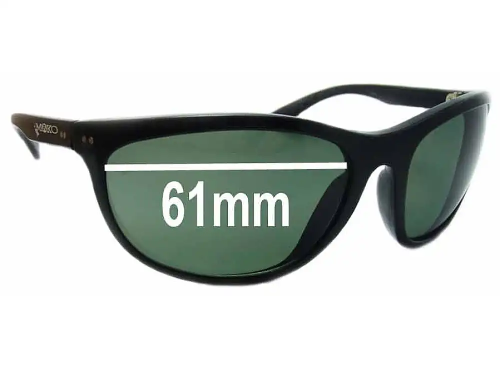 Sunglass Fix Verres de Remplacement pour Mako Easy Rider 9319 - 61mm Wide Sunglass Fix Verres de Remplacement pour Mako Easy Rider 9319 - 61mm Wide
