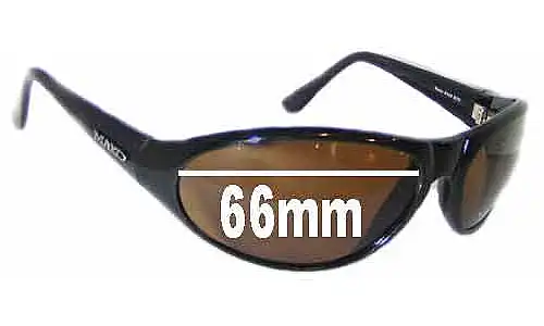 Sunglass Fix Verres de Remplacement pour Mako Muss 9459 - 66mm Wide Sunglass Fix Verres de Remplacement pour Mako Muss 9459 - 66mm Wide
