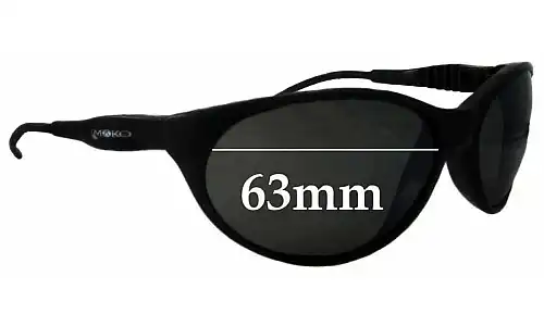 Sunglass Fix Verres de Remplacement pour Mako Unknown Model - 63mm Wide Sunglass Fix Verres de Remplacement pour Mako Unknown Model - 63mm Wide