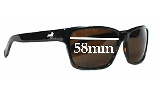 Sunglass Fix Verres de Remplacement pour Modern Amusement 30's - 58mm Wide Sunglass Fix Verres de Remplacement pour Modern Amusement 30's - 58mm Wide