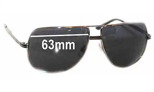 Sunglass Fix Verres de Remplacement pour Morrissey Mile High - 63mm Wide Sunglass Fix Verres de Remplacement pour Morrissey Mile High - 63mm Wide