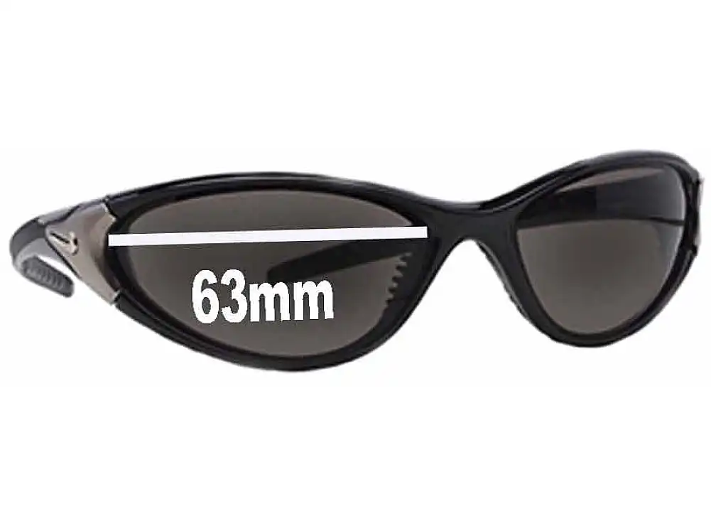Sunglass Fix Lentilles de Remplacement pour Nike EV0240 Roll - 63mm Wide Sunglass Fix Lentilles de Remplacement pour Nike EV0240 Roll - 63mm Wide