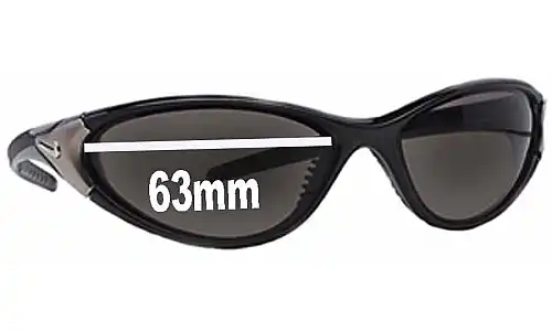 Sunglass Fix Lentilles de Remplacement pour Nike EV0240 Roll - 63mm Wide Nike EV0240 Roll Lentilles de Remplacement 63mm wide