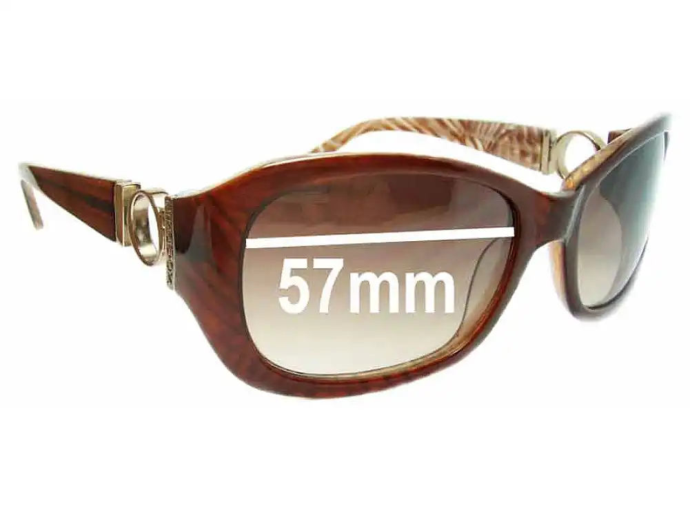 Sunglass Fix Verres de Remplacement pour Oroton Malaga - 57mm Wide Sunglass Fix Verres de Remplacement pour Oroton Malaga - 57mm Wide