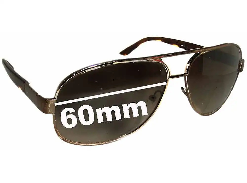 Sunglass Fix Verres de Remplacement pour Prada SPR50L - 60mm Wide Sunglass Fix Verres de Remplacement pour Prada SPR50L - 60mm Wide