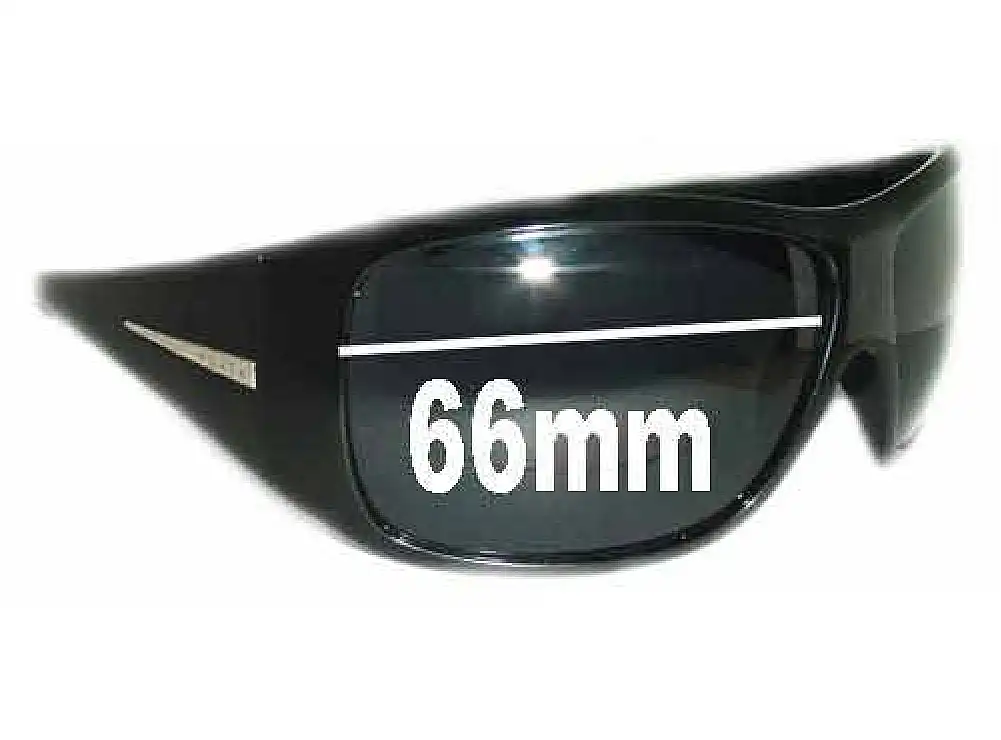 Sunglass Fix Verres de Remplacement pour Prada Unknown Model - 66mm Wide Sunglass Fix Verres de Remplacement pour Prada Unknown Model - 66mm Wide
