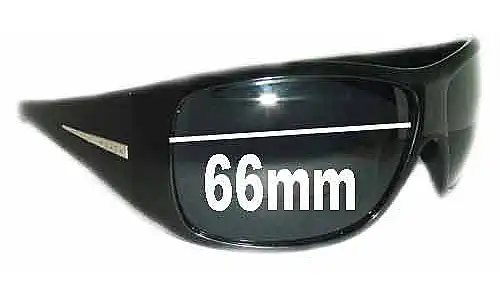 Sunglass Fix Verres de Remplacement pour Prada Unknown Model - 66mm Wide Sunglass Fix Verres de Remplacement pour Prada Unknown Model - 66mm Wide