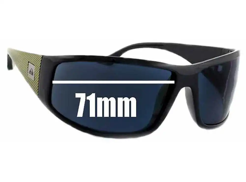 Sunglass Fix Lentilles de Remplacement pour Quiksilver AKKA DAKKA - 71mm Wide Sunglass Fix Lentilles de Remplacement pour Quiksilver AKKA DAKKA - 71mm Wide