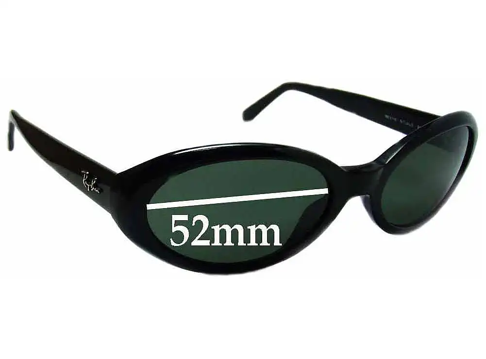 Sunglass Fix Verres de Remplacement pour Ray-Ban RB2110 Rituals - 52mm Wide Sunglass Fix Verres de Remplacement pour Ray-Ban RB2110 Rituals - 52mm Wide
