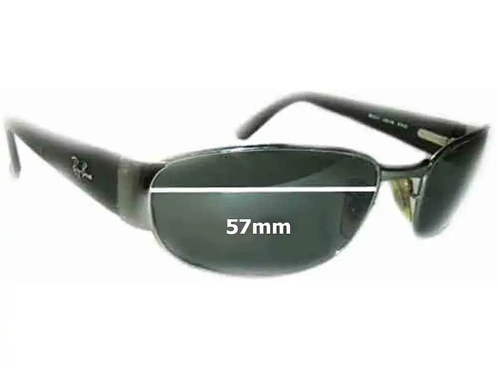 Sunglass Fix Lentilles de Remplacement pour Ray-Ban RB3141 Undercurrent Leather II - 57mm Wide Sunglass Fix Lentilles de Remplacement pour Ray-Ban RB3141 Undercurrent Leather II - 57mm Wide