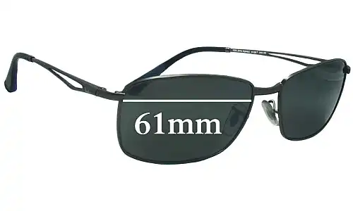 Sunglass Fix Verres de Remplacement pour Ray-Ban RB3501 - 61mm Wide Sunglass Fix Verres de Remplacement pour Ray-Ban RB3501 - 61mm Wide