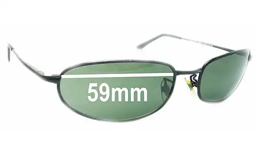 Sunglass Fix Lentilles de Remplacement pour Ray-Ban RB8020 Orbs - 59mm Wide Ray-Ban RB8020 Orbs Lentilles de Remplacement 59mm wide