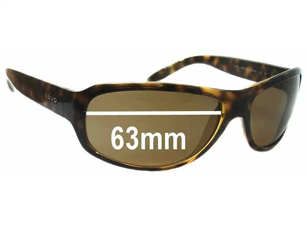 Sunglass Fix Lentilles de Remplacement pour Revo RE4025 - 63mm Wide Sunglass Fix Lentilles de Remplacement pour Revo RE4025 - 63mm Wide