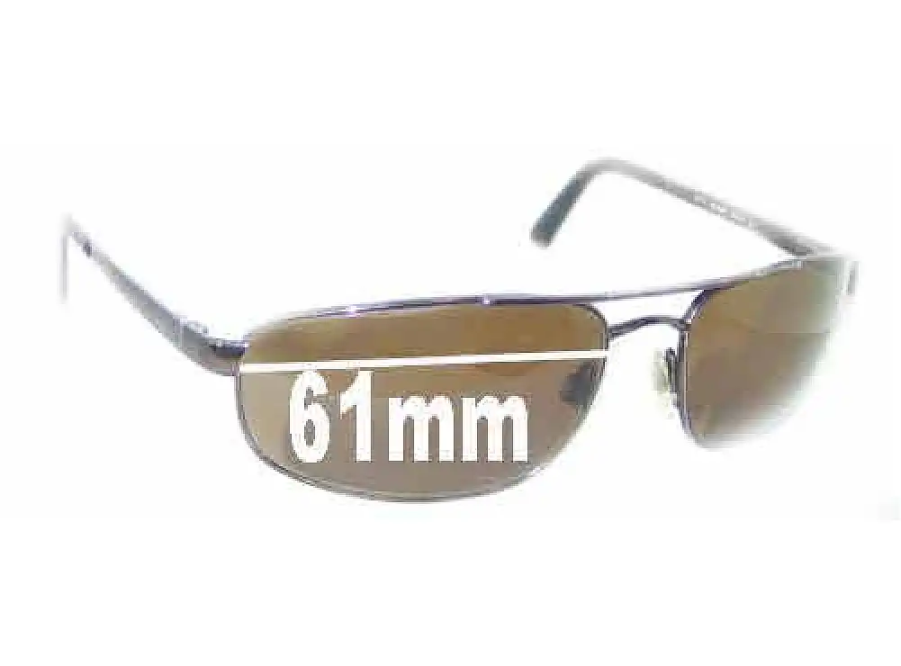 Sunglass Fix Verres de Remplacement pour Revo 3014 - 61mm Wide Sunglass Fix Verres de Remplacement pour Revo 3014 - 61mm Wide