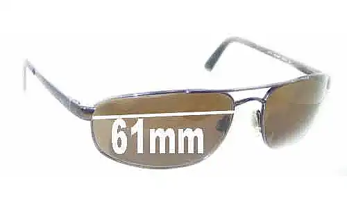 Sunglass Fix Verres de Remplacement pour Revo 3014 - 61mm Wide Sunglass Fix Verres de Remplacement pour Revo 3014 - 61mm Wide
