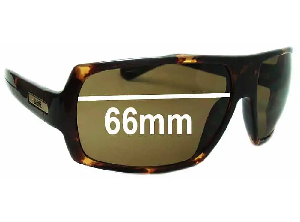 Sunglass Fix Verres de Remplacement pour Sabre Delirium - 66mm Wide Sunglass Fix Verres de Remplacement pour Sabre Delirium - 66mm Wide