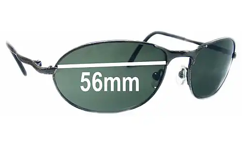 Sunglass Fix Verres de Remplacement pour Serengeti Hurikanu - 56mm Wide Serengeti Hurikanu Verres de Remplacement 56mm wide