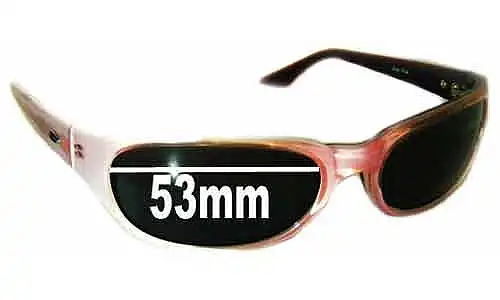 Sunglass Fix Verres de Remplacement pour Smith Vice Pink - 53mm Wide Sunglass Fix Verres de Remplacement pour Smith Vice Pink - 53mm Wide
