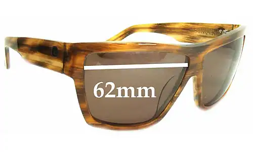 Sunglass Fix Lentilles de Remplacement pour Von Zipper Desmond - 62mm Wide Von Zipper Desmond Lentilles de Remplacement 62mm wide