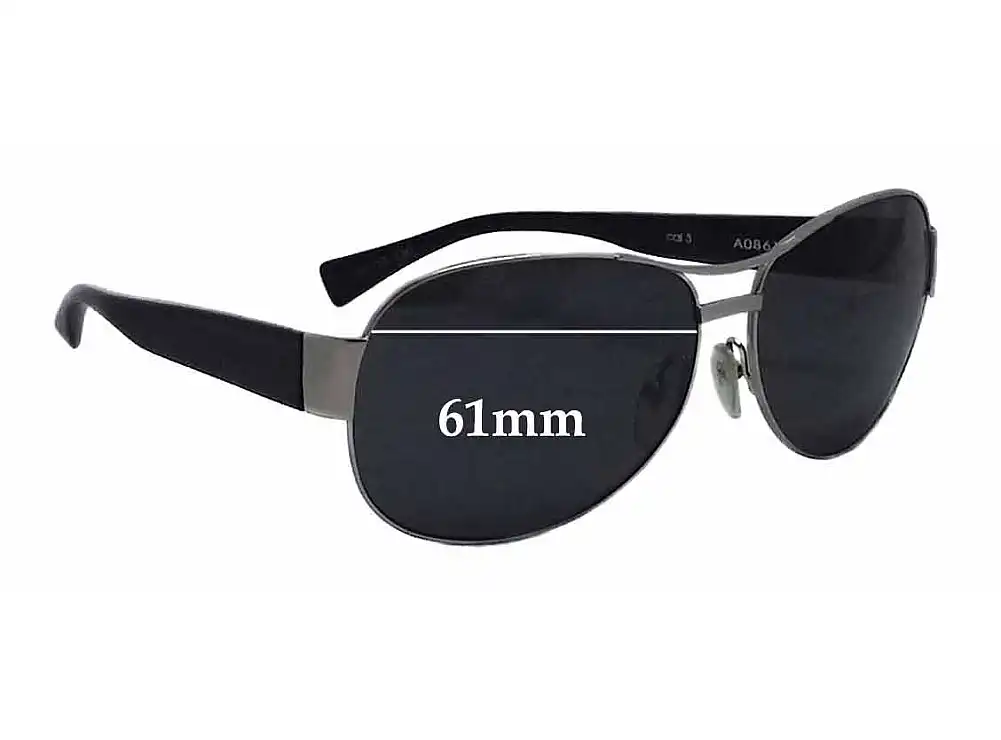 Sunglass Fix Verres de Remplacement pour Alain Mikli A0861 - 61mm Wide Sunglass Fix Verres de Remplacement pour Alain Mikli A0861 - 61mm Wide