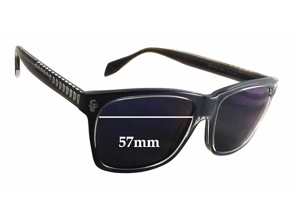 Sunglass Fix Lentilles de Remplacement pour Alexander Mcqueen AMQ 4253/S - 57mm Wide Sunglass Fix Lentilles de Remplacement pour Alexander Mcqueen AMQ 4253/S - 57mm Wide