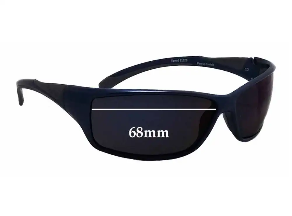 Sunglass Fix Verres de Remplacement pour Bolle Speed - 68mm Wide Sunglass Fix Verres de Remplacement pour Bolle Speed - 68mm Wide