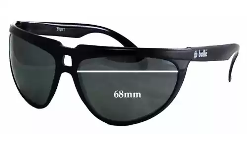 Sunglass Fix Lentilles de Remplacement pour Bolle Viper - 68mm Wide Bolle Viper Lentilles de Remplacement 68mm wide