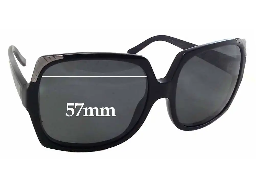 Sunglass Fix Verres de Remplacement pour Burberry B 4084 - 57mm Wide Sunglass Fix Verres de Remplacement pour Burberry B 4084 - 57mm Wide