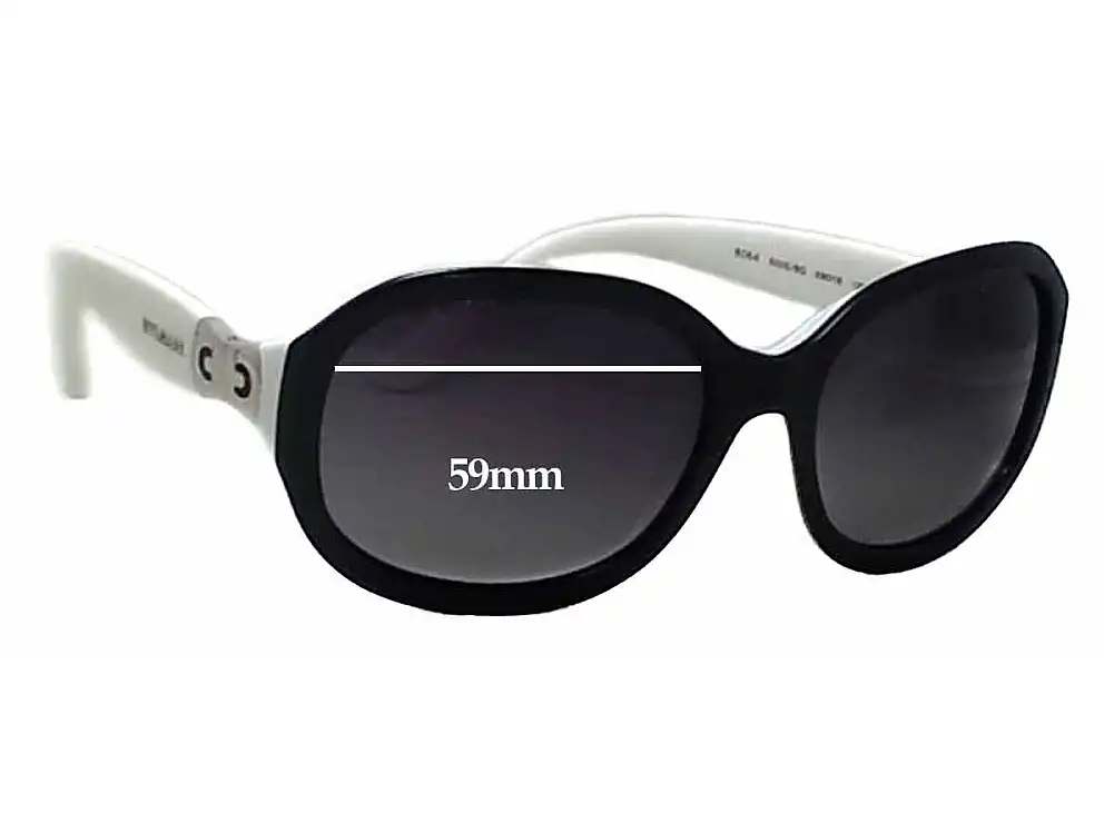 Sunglass Fix Verres de Remplacement pour Bvlgari 8064 - 59mm Wide Sunglass Fix Verres de Remplacement pour Bvlgari 8064 - 59mm Wide