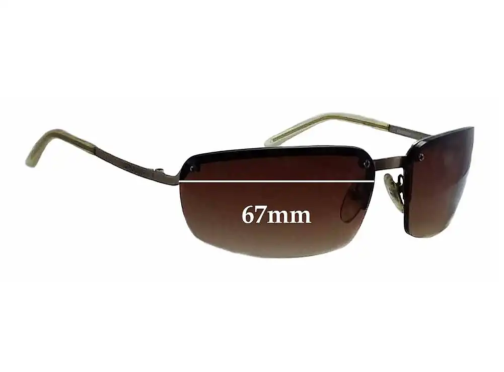 Sunglass Fix Verres de Remplacement pour Carrera Dream - 67mm Wide Sunglass Fix Verres de Remplacement pour Carrera Dream - 67mm Wide