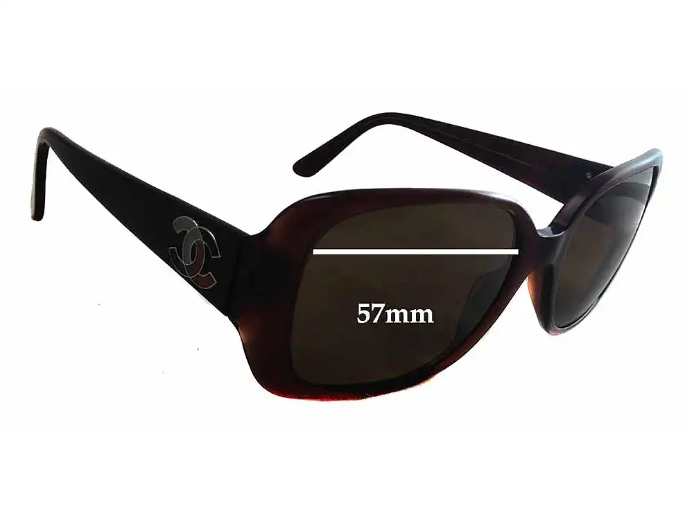Sunglass Fix Verres de Remplacement pour Chanel 5101 - 57mm Wide Sunglass Fix Verres de Remplacement pour Chanel 5101 - 57mm Wide
