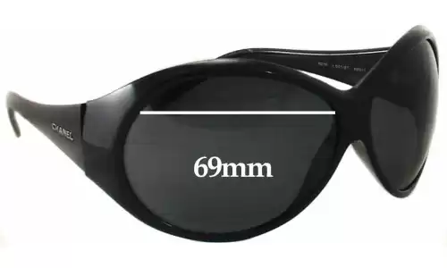 Sunglass Fix Verres de Remplacement pour Chanel 6015 - 69mm Wide Sunglass Fix Verres de Remplacement pour Chanel 6015 - 69mm Wide