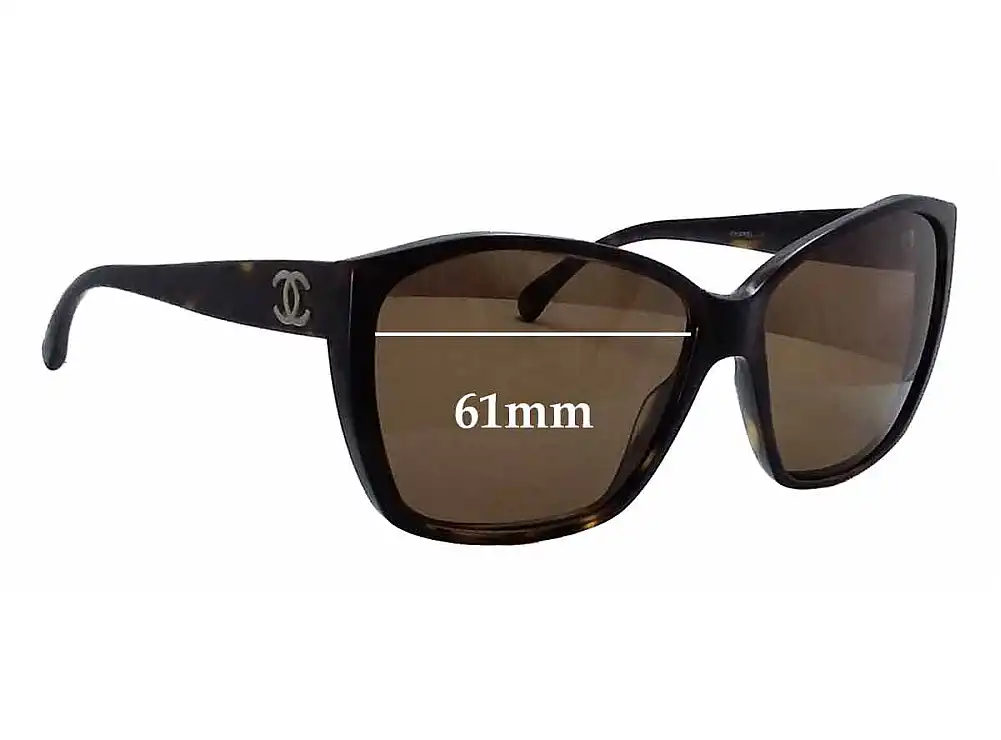 Sunglass Fix Verres de Remplacement pour Chanel 5203 - 61mm Wide Sunglass Fix Verres de Remplacement pour Chanel 5203 - 61mm Wide